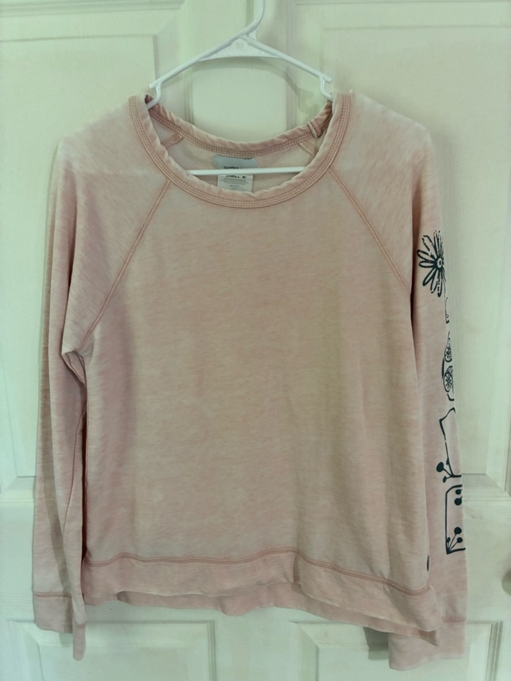 O'Neill Soft Blush Pink Long Sleeve Tee